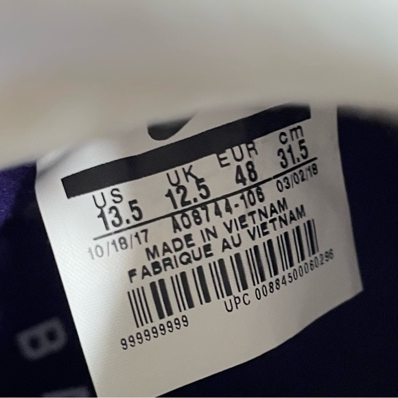 Nike Vapor Untouchable Speed Turf 2 Football Shoes AO8744-010 Size 13.5 - Picture 5 of 6